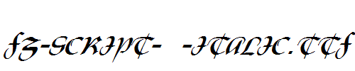 FZ-SCRIPT-19-ITALIC.ttf