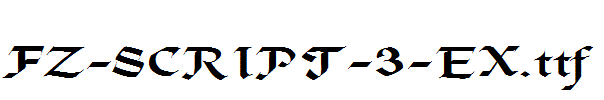 FZ-SCRIPT-3-EX.ttf