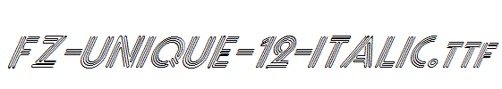 FZ-UNIQUE-12-ITALIC.ttf