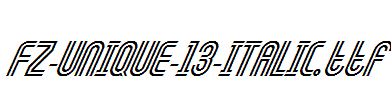 FZ-UNIQUE-13-ITALIC.ttf