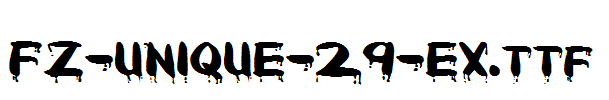 FZ-UNIQUE-29-EX.ttf