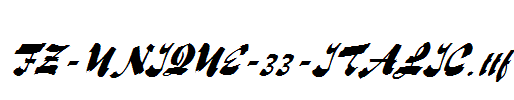 FZ-UNIQUE-33-ITALIC.ttf