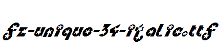 FZ-UNIQUE-34-ITALIC.ttf