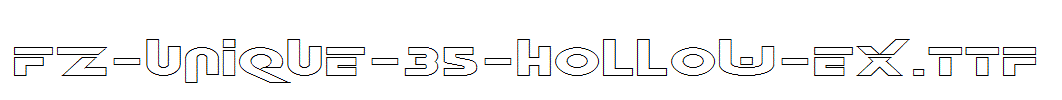 FZ-UNIQUE-35-HOLLOW-EX.ttf