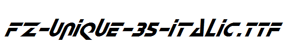 FZ-UNIQUE-35-ITALIC.ttf