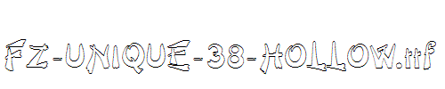 FZ-UNIQUE-38-HOLLOW.ttf