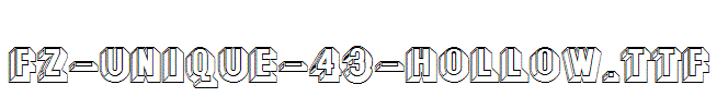 FZ-UNIQUE-43-HOLLOW.ttf