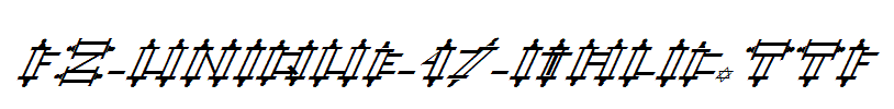 FZ-UNIQUE-47-ITALIC.ttf