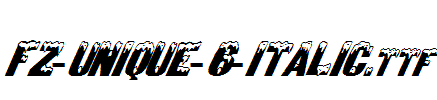 FZ-UNIQUE-6-ITALIC.ttf