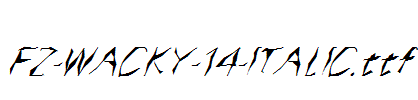 FZ-WACKY-14-ITALIC.ttf