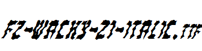 FZ-WACKY-21-ITALIC.ttf