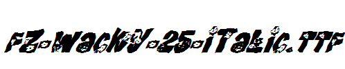 FZ-WACKY-25-ITALIC.ttf