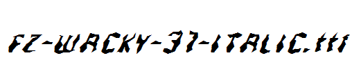 FZ-WACKY-37-ITALIC.ttf