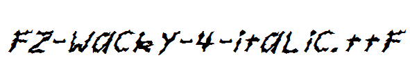 FZ-WACKY-4-ITALIC.ttf