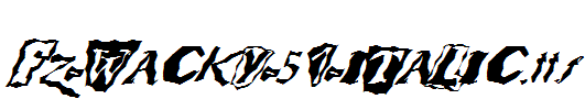 FZ-WACKY-51-ITALIC.ttf