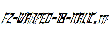 FZ-WARPED-18-ITALIC.ttf