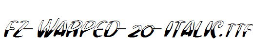 FZ-WARPED-20-ITALIC.ttf