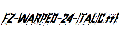 FZ-WARPED-24-ITALIC.ttf