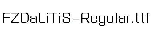 FZDaLiTiS-Regular.ttf