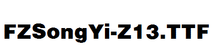 FZSongYi-Z13.ttf