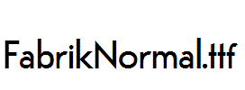 FabrikNormal.ttf