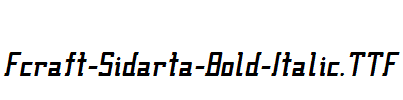 Fcraft-Sidarta-Bold-Italic.ttf