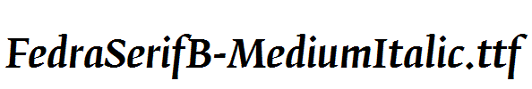 FedraSerifB-MediumItalic.ttf