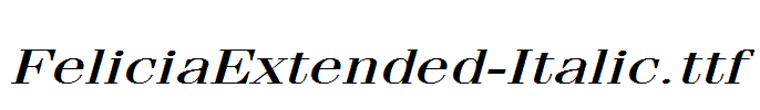 FeliciaExtended-Italic.ttf