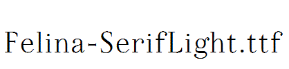 Felina-SerifLight.ttf