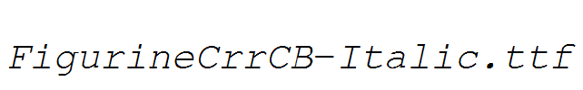 FigurineCrrCB-Italic.ttf