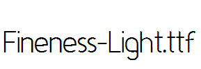 Fineness-Light.ttf