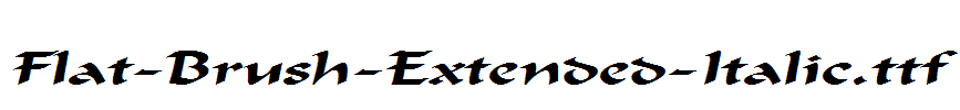 Flat-Brush-Extended-Italic.ttf