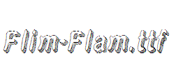 立体字体Flim-Flam.ttf