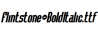 Flintstone-BoldItalic.ttf