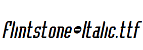 Flintstone-Italic.ttf