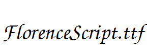 FlorenceScript.ttf