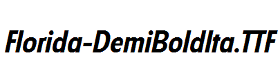 Florida-DemiBoldIta.ttf