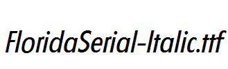 FloridaSerial-Italic.ttf