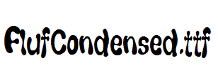 复活节字体FlufCondensed.ttf