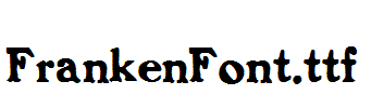 FrankenFont.ttf