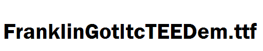 FranklinGotItcTEEDem.ttf