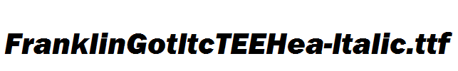 FranklinGotItcTEEHea-Italic.ttf