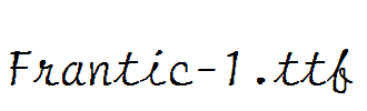 Frantic-1.ttf