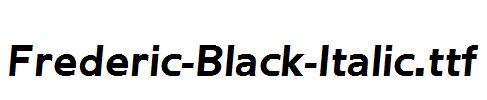 Frederic-Black-Italic.ttf