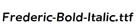 Frederic-Bold-Italic.ttf