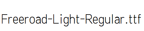 Freeroad-Light-Regular.ttf