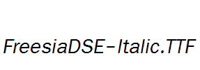FreesiaDSE-Italic.ttf