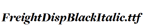 FreightDispBlackItalic.ttf