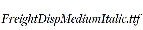 FreightDispMediumItalic.ttf