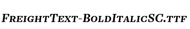 FreightText-BoldItalicSC.ttf